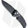 Hogue Knives EX-A01 Automatic Knife Drop Point Black Aluminum (3.5" Black)