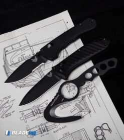 Benchmade 5750BK Mini Presidio II Automatic Knife (3.2" Black) 4 Benchmade 5750BK Mini Presidio II Automatic Knife (3.2" Black) -Adventure Knife Shop Benchmade 10 BLK Rescue Hook Safety Cutter Black Molded Sheath BHQ 51404 kp plans web