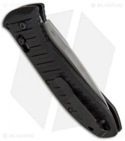 Benchmade 5700 Presidio II Automatic Knife (3.7" Satin) -Adventure Knife Shop Benchmade 5700 Presidio II Auto Satin BHQ 51641 jr side