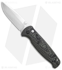 Benchmade CLA Compact Lite Auto Knife Green/Black G-10 (3.4" Satin) 4300-1