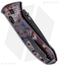 Benchmade Presidio II Limited Edition Knife Rustic (3.7" Black Serr) 570BK-1801 -Adventure Knife Shop Benchmade Presidio II LE Rustic Black Serr 570SBK 1801 BHQ 91119 jr side