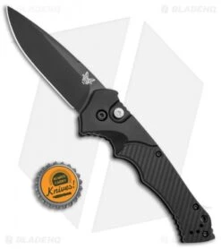 Benchmade Rukus II Automatic Knife (3.4" Black) 9600BK -Adventure Knife Shop Benchmade Rukus II Automatic Black 9600BK BHQ 74494 jr bottlecap
