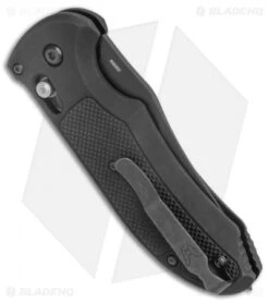 Benchmade Triage AXIS Lock Automatic Knife (3.58" Black Serr) 9170SBK -Adventure Knife Shop Benchmade Triage AXIS Lock Auto Black Serr 9170SBK BHQ 15157 jr side