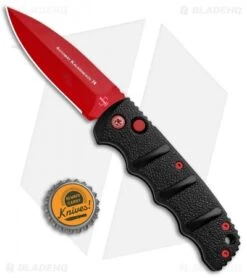 Boker Black Widow Kalashnikov Dagger Automatic Knife (3.25" Red D2) -Adventure Knife Shop Boker Black Widow Kalashnikov Dagger Auto Red 01KALS44NSOI BHQ 92706 jr bottlecap update