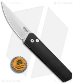 Boker Burnley Kwaiken Compact Automatic Knife Black (3" Stonewash) Pro-Tech -Adventure Knife Shop Boker Burnley Kwaiken Compact Auto Black SW Protech BHQ 95732 jr bottlecap