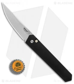 Boker Burnley Limited Kwaiken Automatic Knife Black (3.5" Stonewash) Pro-Tech -Adventure Knife Shop Boker Burnley Limited Kwaiken Auto Black SW Protech BHQ 88839 er bottlecap