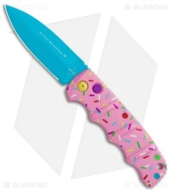 Boker Dessert Warrior Kalashnikov Dagger Automatic Knife (3.25" Blue) Donut