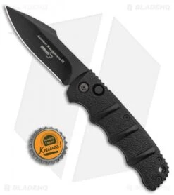 Boker Kalashnikov Harpoon Automatic Knife Black (3.25" Black D2) -Adventure Knife Shop Boker Kalashnikov Harpoon Auto Black Black KALS53NSOI BHQ 95957 jr bottlecap