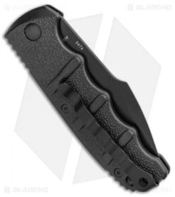 Boker Kalashnikov Harpoon Automatic Knife Black (3.25" Black D2) -Adventure Knife Shop Boker Kalashnikov Harpoon Auto Black Black KALS53NSOI BHQ 95957 jr side