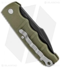 Boker Kalashnikov Harpoon Automatic Knife OD Green (3.25" Smokewash D2) -Adventure Knife Shop Boker Kalashnikov Harpoon Auto OD Green Smokewash 01KALS123NSOI BHQ 132735 jr side