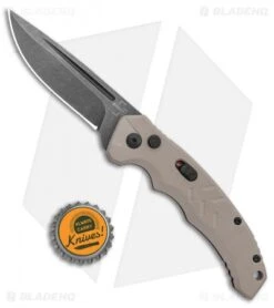 Boker Plus Intention II Automatic Knife Coyote G-10 (3.25" Black SW) 01B0483 -Adventure Knife Shop Boker Plus Intention Coyote Auto SW 01B0483 BHQ 115755 jr bottlecap