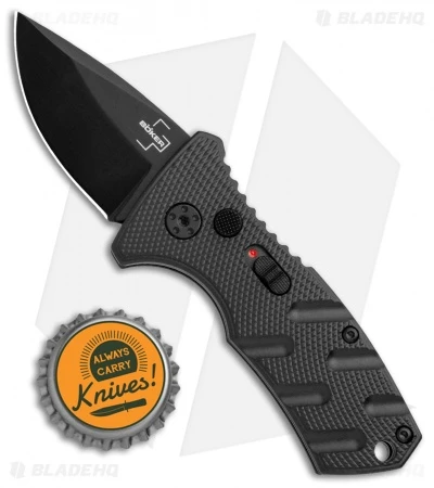 Boker Stubby Strike CA Legal Automatic Knife (1.9" Black D2) Boker Stubby Strike CA Legal Automatic Knife (1.9" Black D2) -Adventure Knife Shop Boker Stubby Strike CA Legal Auto Black 01BO441NSOI BHQ 99647 jr bottlecap
