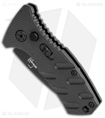 Boker Stubby Strike CA Legal Automatic Knife (1.9" Black D2) Boker Stubby Strike CA Legal Automatic Knife (1.9" Black D2) -Adventure Knife Shop Boker Stubby Strike CA Legal Auto Black 01BO441NSOI BHQ 99647 jr spine