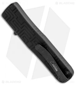 Boker USA OTF Automatic Knife Black Aluminum (3.5" Black) 06EX263 -Adventure Knife Shop Boker USA OTF Auto Black Aluminum Black 06EX263 BHQ 94103 jr side