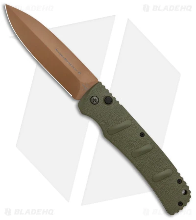 Boker XXL Kalashnikov Exclusive Desert Warrior Automatic Knife (4.75" Copper) Boker XXL Kalashnikov Exclusive Desert Warrior Automatic Knife (4.75" Copper) -Adventure Knife Shop Boker XXL Kalashnikov Auto OD Green Copper BHQ Exclusive BHQ 126265 jr