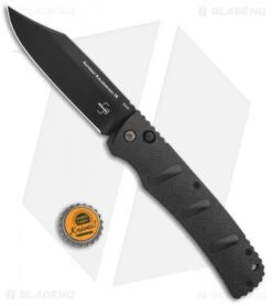Boker XXL Kalashnikov Bowie Automatic Knife (4.75" Black D2) -Adventure Knife Shop Boker XXL Kalashnikov Bowie Auto Black BHQ 99623 jr bottlecap