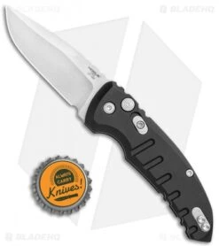 Hogue Knives A01 Microswitch Automatic Knife Black (2.6" Stonewash) 24110 3 Hogue Knives A01 Microswitch Automatic Knife Black (2.6" Stonewash) 24110 -Adventure Knife Shop Hogue Knives A01 Microswitch Auto Black SW 24110 BHQ 78158 jr bottlecap