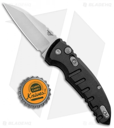 Hogue Knives A01 Microswitch Wharncliffe Automatic Knife Black (2.6" SW) 24100 Hogue Knives A01 Microswitch Wharncliffe Automatic Knife Black (2.6" SW) 24100 -Adventure Knife Shop Hogue Knives A01 Microswitch Wharncliffe Auto Black SW 24100 BHQ 92703 jr bottlecap