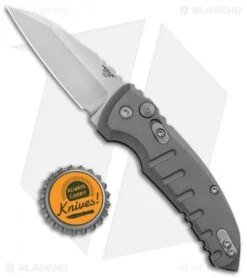 Hogue Knives A01 Microswitch Automatic Knife Gray (2.6" Stonewash) 24102 3 Hogue Knives A01 Microswitch Automatic Knife Gray (2.6" Stonewash) 24102 -Adventure Knife Shop Hogue Knives A01 Microswitch Wharncliffe Auto Gray SW 24102 BHQ 92704 jr bottlecap