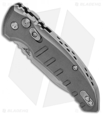 Hogue Knives A01 Microswitch Automatic Knife Gray (2.6" Stonewash) 24102 Hogue Knives A01 Microswitch Automatic Knife Gray (2.6" Stonewash) 24102 -Adventure Knife Shop Hogue Knives A01 Microswitch Wharncliffe Auto Gray SW 24102 BHQ 92704 jr spine