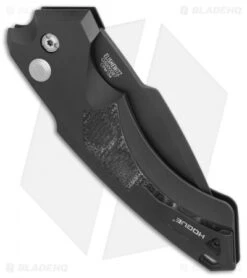 Hogue Knives EX-A05 Spear Point Automatic Knife Black G-Mascus (4" Black) -Adventure Knife Shop Hogue Knives EX A05 Spear Point Auto Black G Mascus black BHQ 83168 er side 1