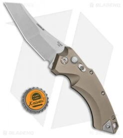 Hogue Knives EX-A05 Wharncliffe Automatic Knife FDE (3.5" Stonewash) 34524 -Adventure Knife Shop Hogue Knives EX A05 Wharncliffe Auto FDE SW 34524 BHQ 100449 jr bottlecap