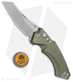 Hogue Knives EX-A05 Wharncliffe Automatic Knife OD Green (3.5" Stonewash) 34521 3 Hogue Knives EX-A05 Wharncliffe Automatic Knife OD Green (3.5" Stonewash) 34521 -Adventure Knife Shop Hogue Knives EX A05 Wharncliffe Auto OD Green SW 34521 BHQ 100448 jr bottlecap