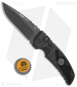 Hogue Sig Sauer EX-A01 Automatic Knife Black G-10 (3.5" Black) 36132 -Adventure Knife Shop Hogue Sig Sauer EX A01 Auto black G 10 Black BHQ 84595 jr bottlecap