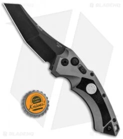 Hogue Sig Sauer EX-A05 Wharncliffe Automatic Knife Grey (3.5" Black) 36522 -Adventure Knife Shop Hogue Sig Sauer EX A05 Wharncliffe Auto Grey Black 36522 BHQ 86063 jr bottlecap