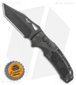Hogue SIG K320A Tactical Automatic Knife Black Polymer Tanto (3.5 Blk) -Adventure Knife Shop Hogue Sig k320A Tactical Automatic Knife Black Polymer Tanto 3.5 Blk BHQ 117429 LS Bottlecap