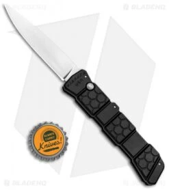 Piranha 21 Tactical Automatic Knife Black (3.375" Mirror) P-21BK -Adventure Knife Shop Piranha 21 Tactical Auto Black Mirror P 21BK BHQ 92497 jr bottlecap
