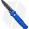 Piranha Bodyguard Automatic Knife Blue Tactical (3.3" Black Serr)