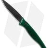 Piranha DNA Automatic Tactical Knife Green Aluminum (3.25" Black)