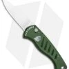 Piranha Fingerling Green Automatic Knife (2.5" Mirror Plain)