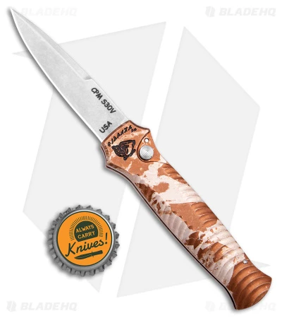 Piranha Mini-Guard Tactical Automatic Knife Desert Camo (2.9" Stonewash) Piranha Mini-Guard Tactical Automatic Knife Desert Camo (2.9" Stonewash) -Adventure Knife Shop Piranha Mini Guard Tactical Desert Camo Auto SW BHQ 50621 jr bottlecap