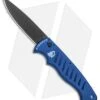 Piranha P-1 Pocket Automatic Knife Blue Tactical (3.2" Black)