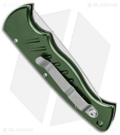 Piranha Green P-1 Pocket Automatic Knife (3.2" Mirror Plain) 2 Piranha Green P-1 Pocket Automatic Knife (3.2" Mirror Plain) -Adventure Knife Shop Piranha P 1 Pocket Auto Green Mirror BHQ 0548 jr side
