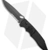 Piranha Predator Automatic Knife Black Tactical (4.1" Black Serr)