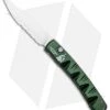 Piranha Virus Automatic Knife Green (3.25" Mirror Serr)