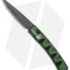 Piranha Virus Automatic Knife Green Tactical (3.25" Black)