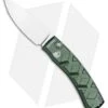 Piranha X Automatic Knife Green Aluminum (3.3" Mirror)