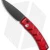 Piranha X Automatic Knife Red Tactical (3.3" Black)