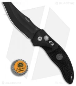 Hogue Sig Sauer EX-A04 Wharncliffe Automatic Knife Black G-10 (3.5" Black) 36422 -Adventure Knife Shop Sig Tactical EX A04 Wharncliffe Black Tumbled BHQ 84598 er bottlecap