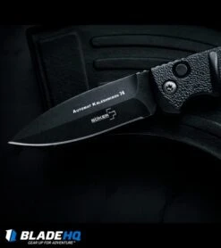 Boker Kalashnikov Dagger Automatic Knife Black Aluminum (3.25" Smokewash D2) -Adventure Knife Shop boker kalashnikov dagger black sw BHQ 25999 dl