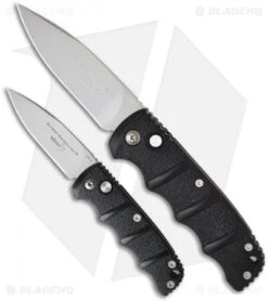 Boker Mini Kalashnikov Automatic Knife Black (2.5" D2 Bead Blast) -Adventure Knife Shop boker kalashnikov mini 01kals73 size comparison