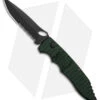 Piranha Mini Predator Tactical Automatic Knife Green (3.5" Black Serr)