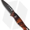 Piranha Amazon Automatic Knife Burnt Orange Tactical (3.45" Black)