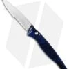 Piranha DNA Automatic Knife Blue Marble (3.25" Mirror Serr)