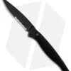 Piranha DNA Automatic Knife Black Tactical (3.25" Black Serr)