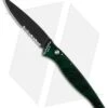 Piranha DNA Automatic Knife Green Marble Tactical (3.25" Black Serr)